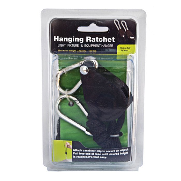 Rope Ratcheting Light Hanger 1/4in (1pc/Pack) - BetterGrow Hydro
