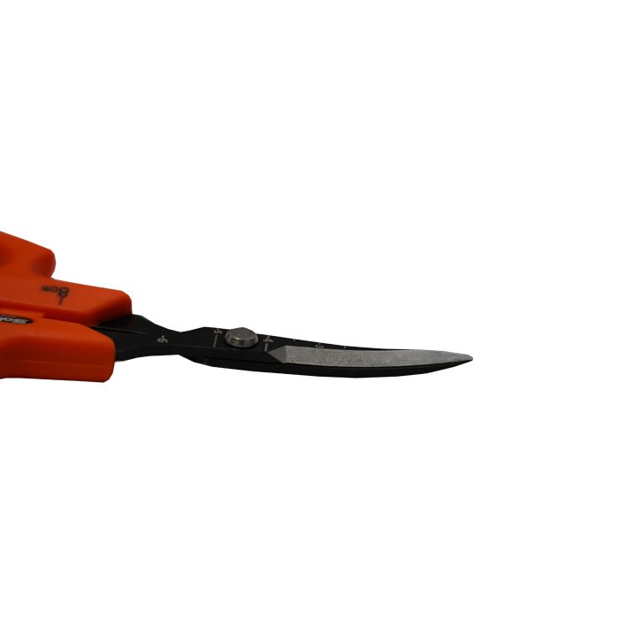 Saboten PFAS Free Fluorine Coated Curved Blade Trimming Scissors Orange (PT-19) - BetterGrow Hydro