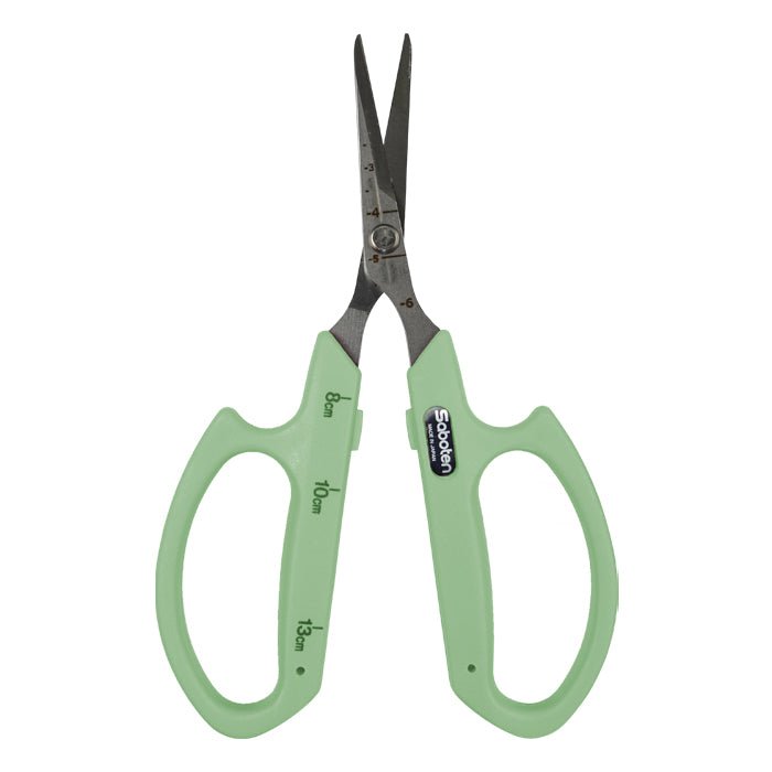 Saboten Stainless Steel Angled Blade Trimming Scissors (PT-13) - BetterGrow Hydro
