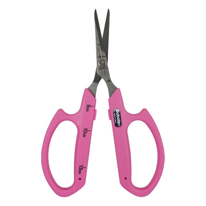 Saboten Stainless Steel Angled Blade Trimming Scissors (PT-13) - BetterGrow Hydro