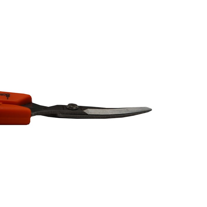 Saboten Stainless Steel Curved Blade Trimming Scissors Orange (PT-18) - BetterGrow Hydro