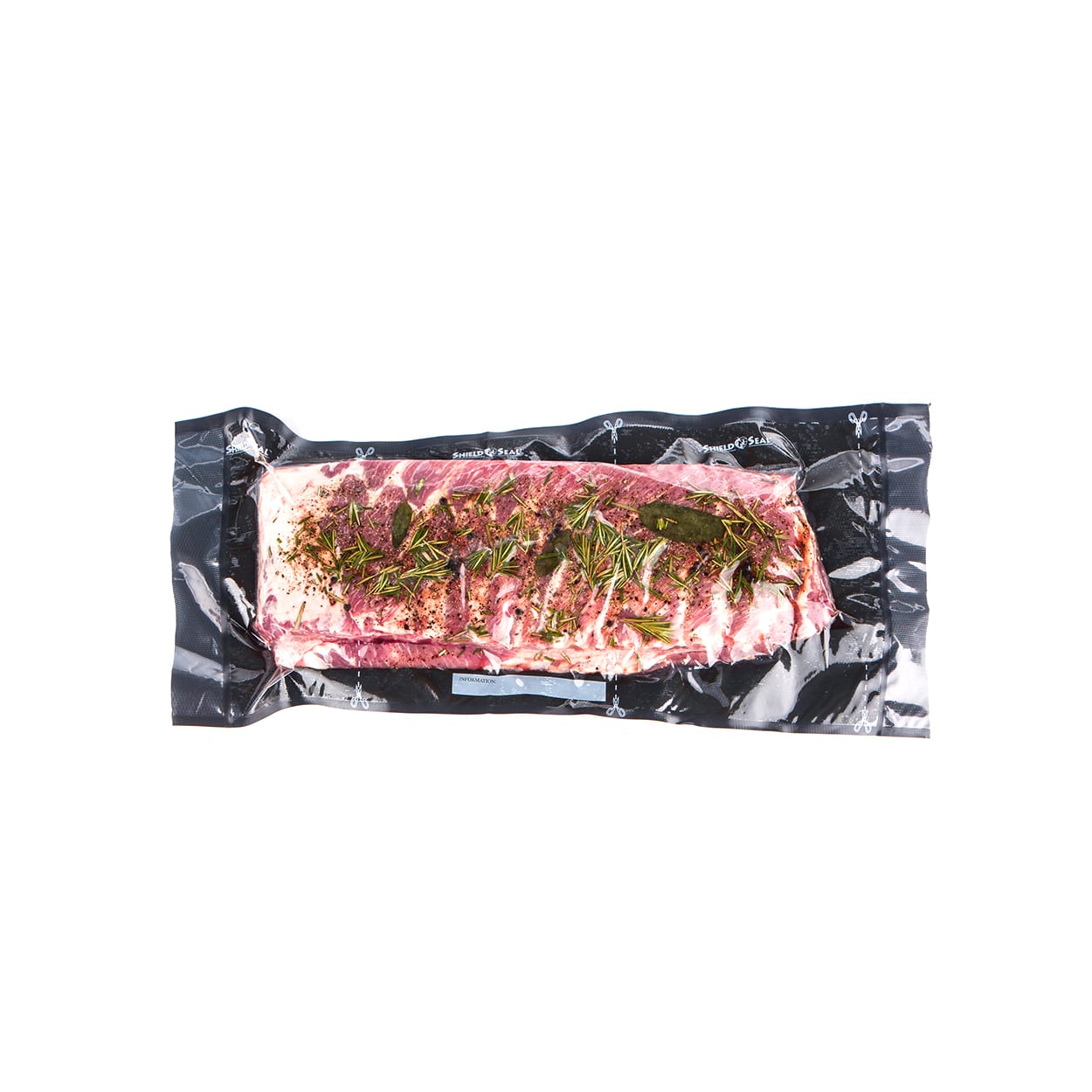 Shield N Seal Clear and Black Vacuum Sealer Rolls - 11" X 19.5' (2/pack) - BetterGrow Hydro
