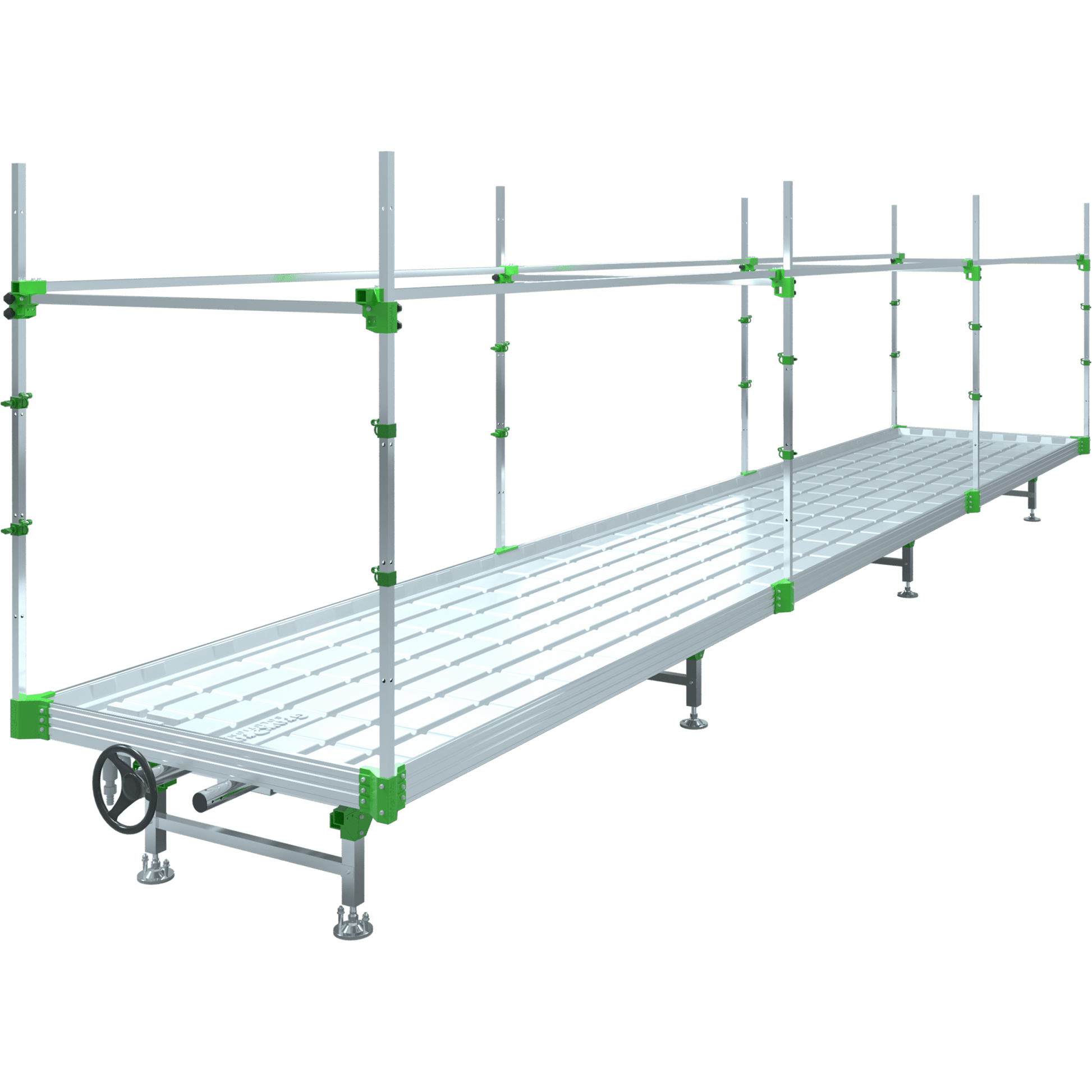 Single - Tier Rolling Bench System - per square foot - BetterGrow Hydro