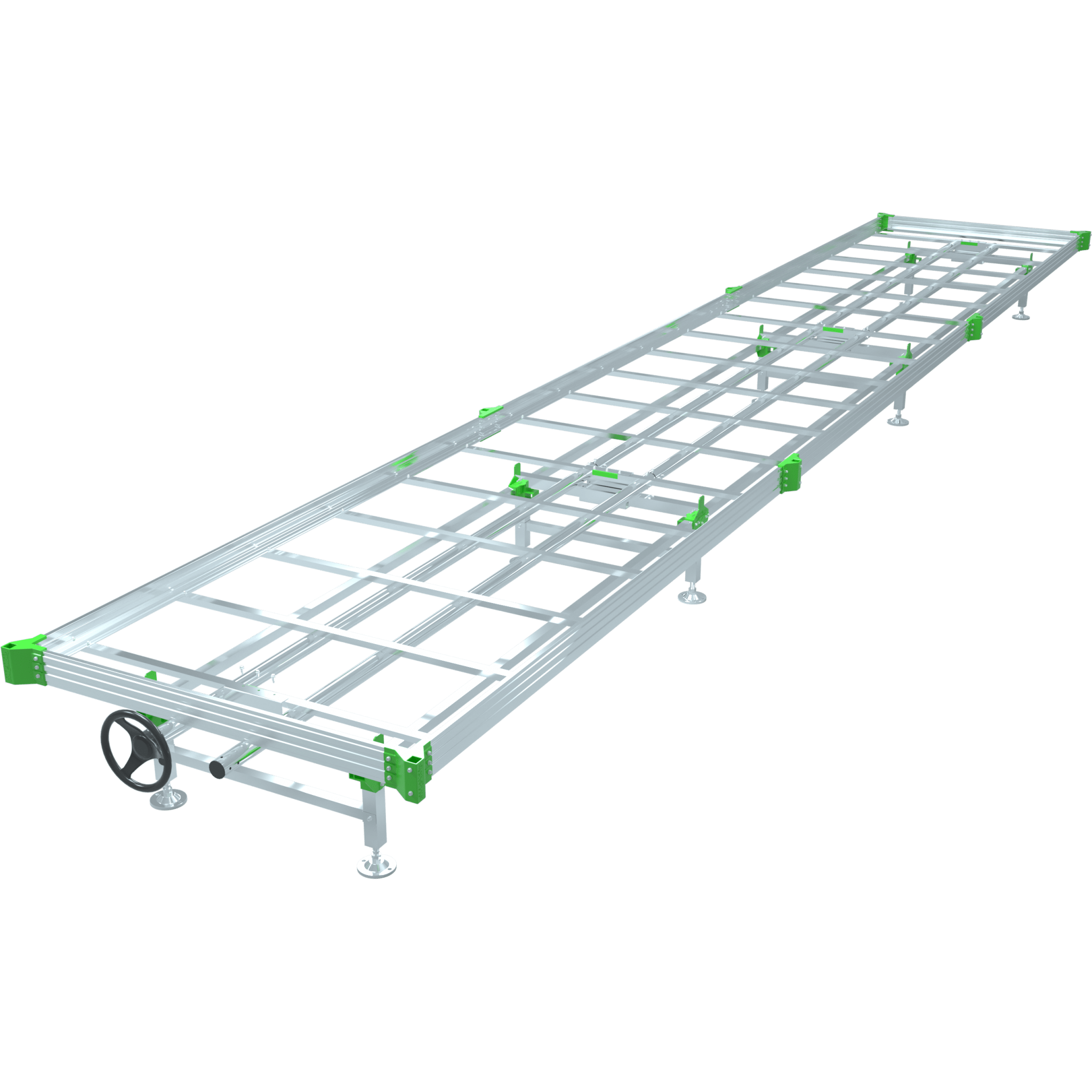 Single - Tier Rolling Bench System - per square foot - BetterGrow Hydro