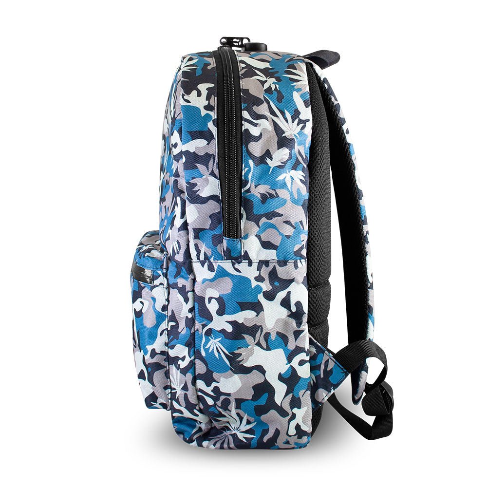 SkunkGuard Odor - Proof Element Backpack - Blue Camo - BetterGrow Hydro