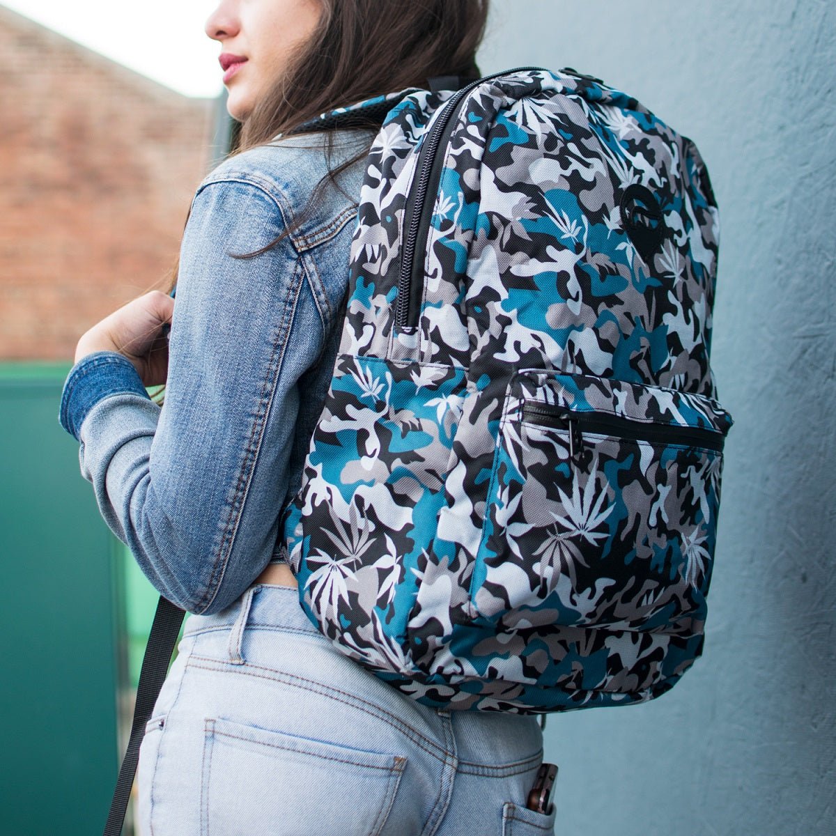 SkunkGuard Odor - Proof Element Backpack - Blue Camo - BetterGrow Hydro
