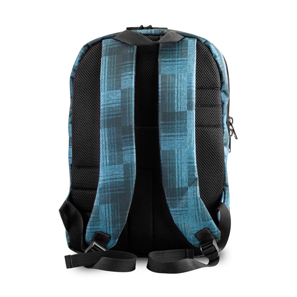 SkunkGuard Odor - Proof Element Backpack - Blue Plaid - BetterGrow Hydro