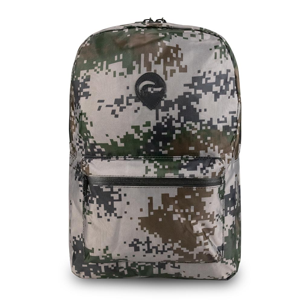 SkunkGuard Odor - Proof Element Backpack - Green Pixel Camo - BetterGrow Hydro