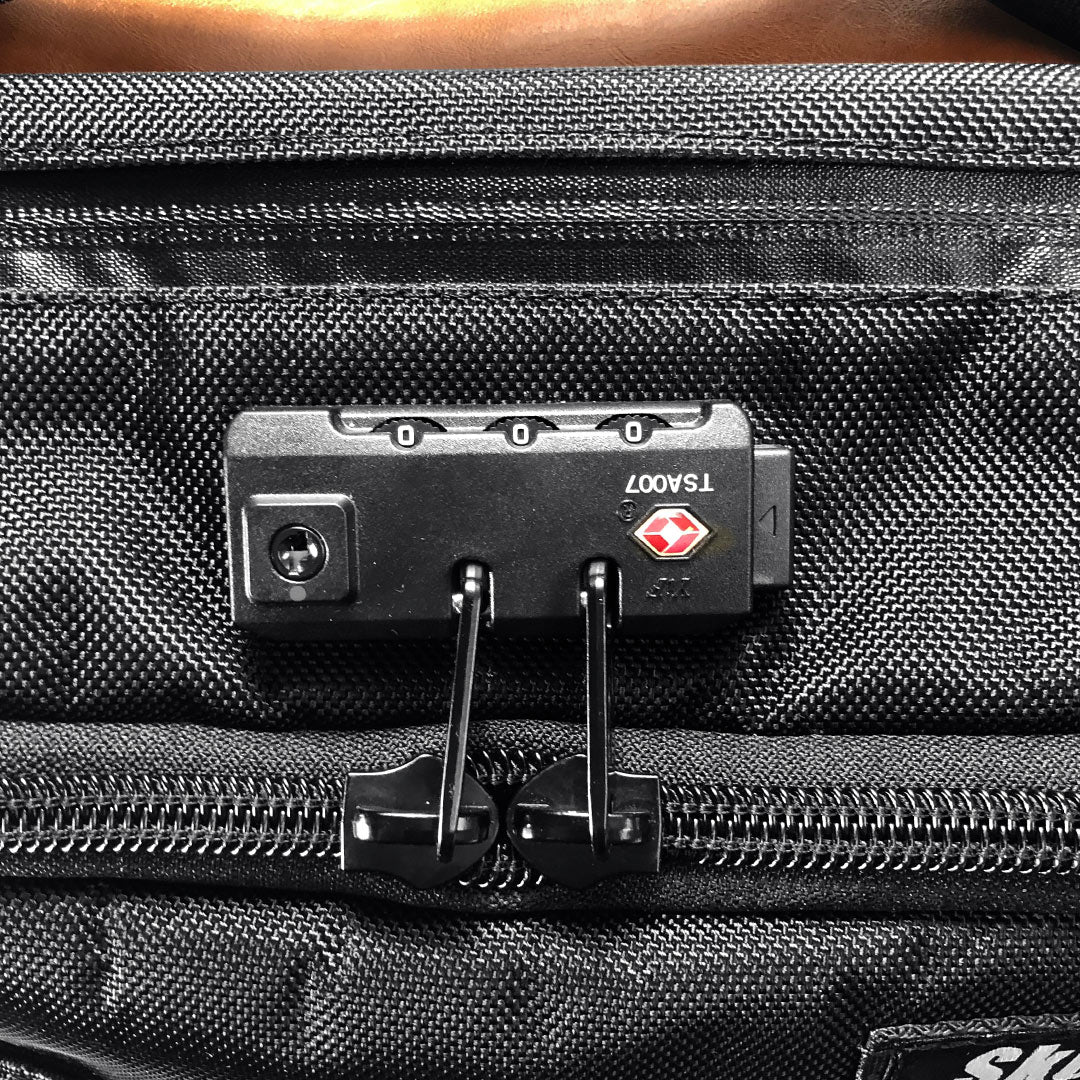 SkunkGuard Odor - Proof Escape Luggage - Black - BetterGrow Hydro