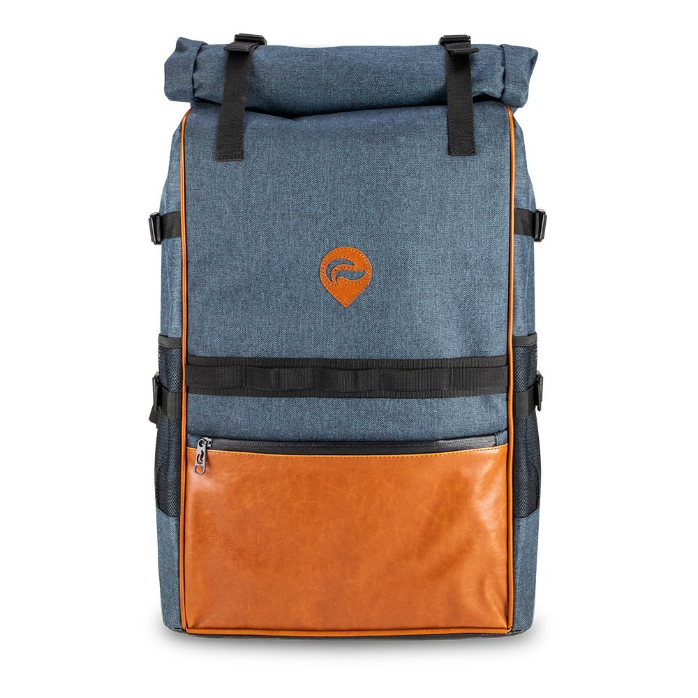 SkunkGuard Odor - Proof Explorer Roll Up Back - Pack - Blue/Brown - BetterGrow Hydro
