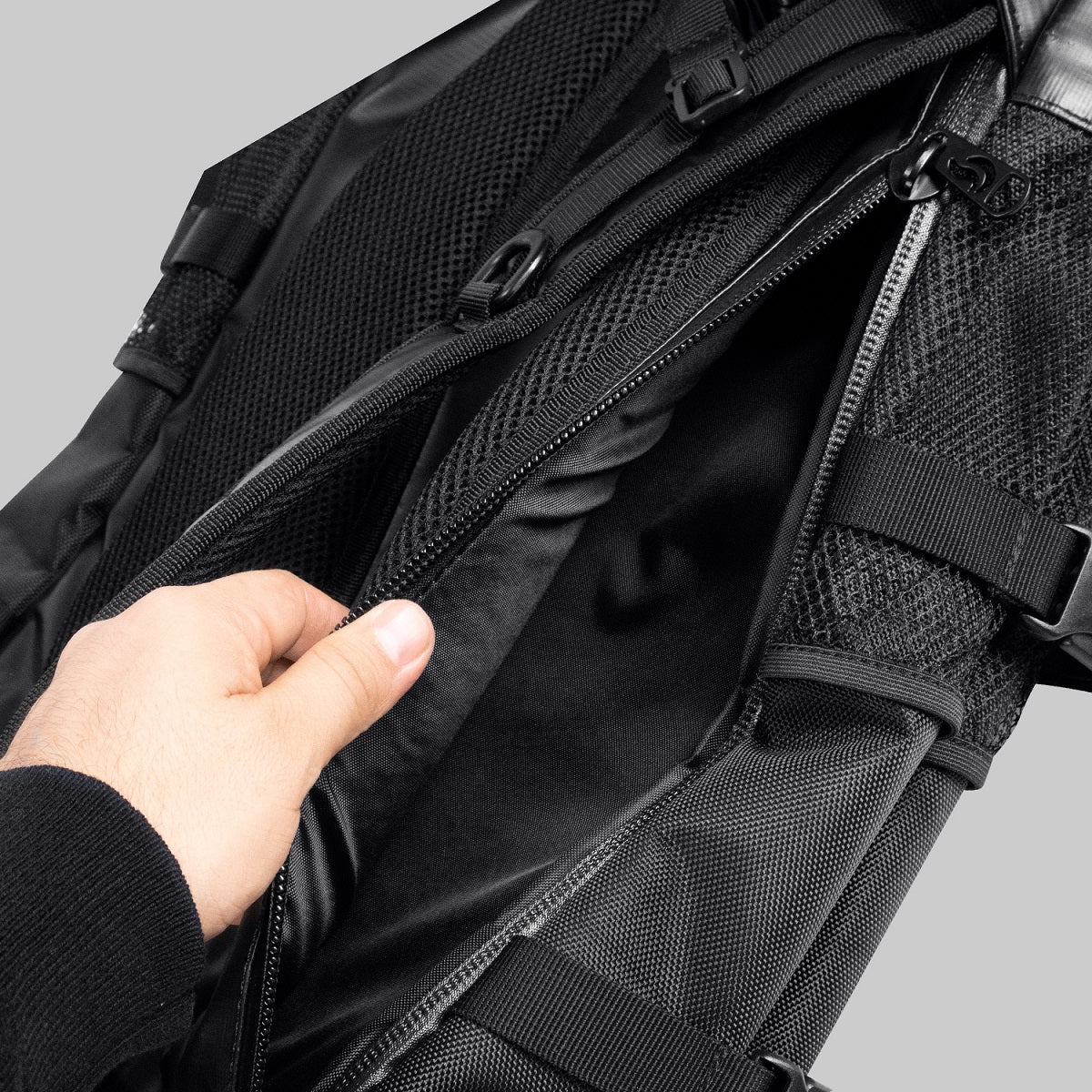 SkunkGuard Odor - Proof Explorer Roll Up Back - Pack - Gray - BetterGrow Hydro
