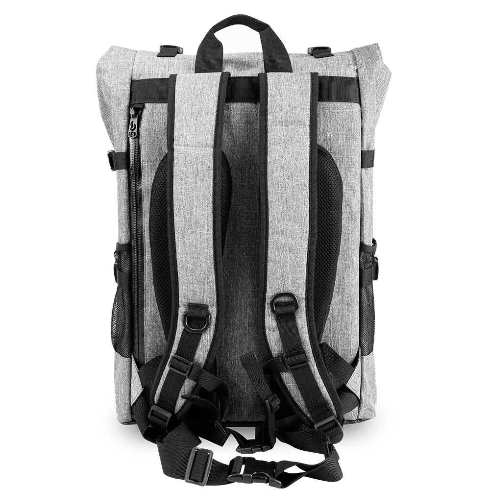 SkunkGuard Odor - Proof Explorer Roll Up Back - Pack - Gray - BetterGrow Hydro