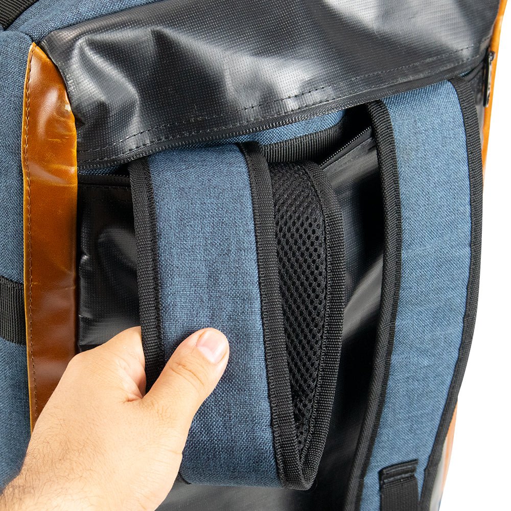 SkunkGuard Odor - Proof Hybrid Back - Pack/Duffle - Navy - BetterGrow Hydro