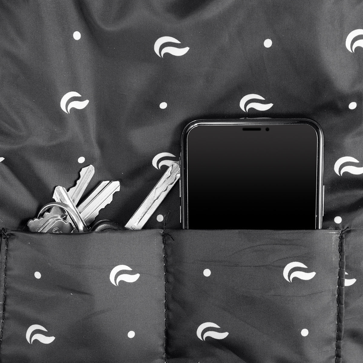 SkunkGuard Odor - Proof Mini Backpack - Black - BetterGrow Hydro