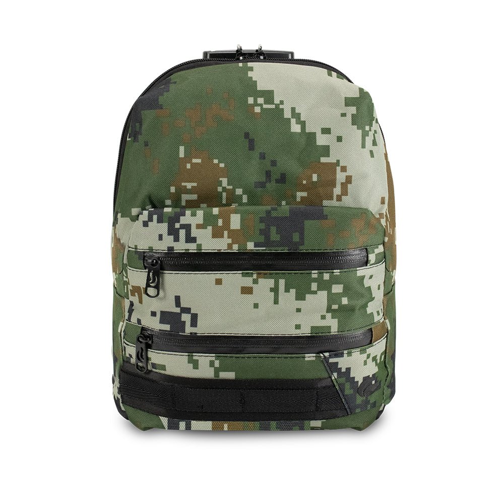 SkunkGuard Odor - Proof Mini Backpack - Green Pixel Camo - BetterGrow Hydro