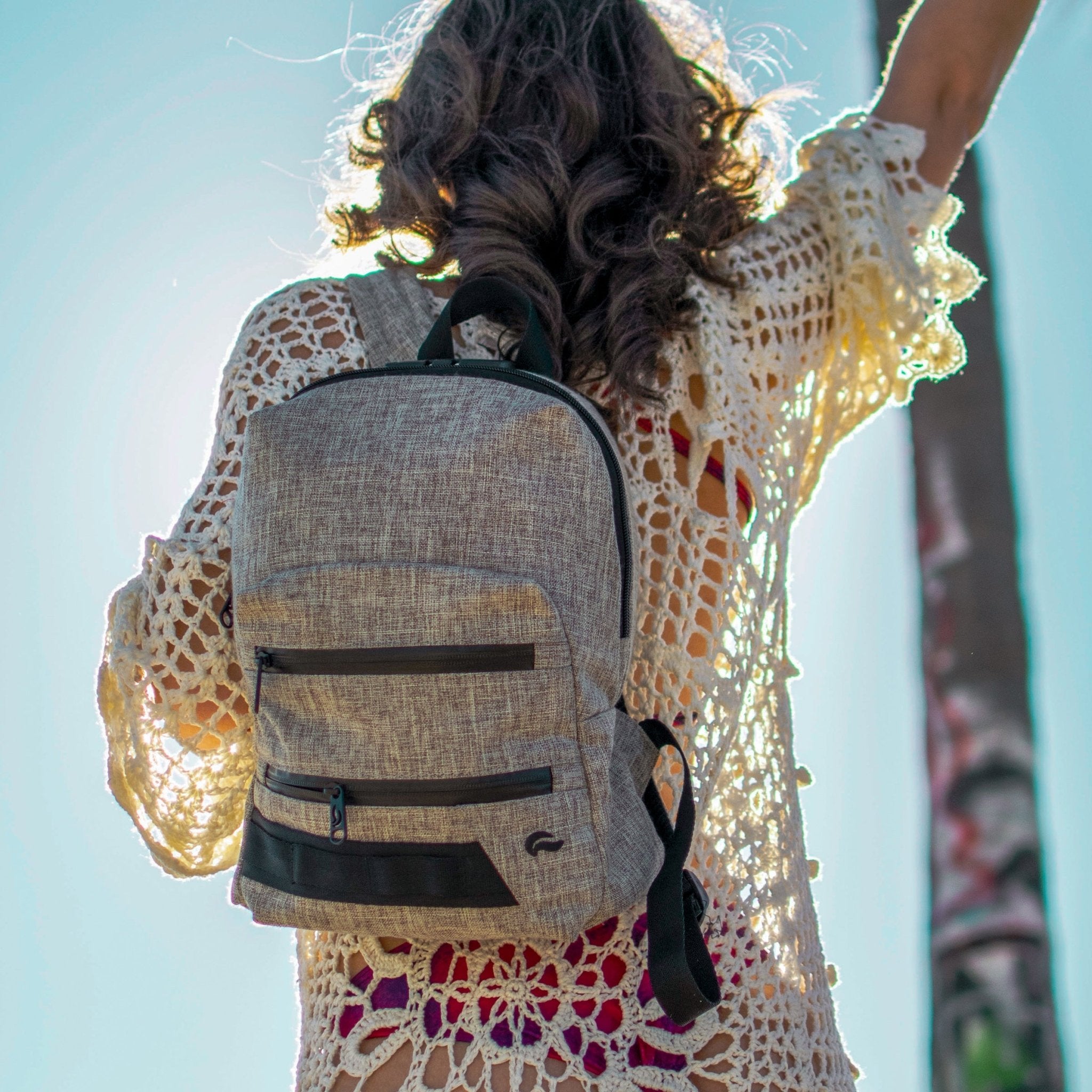 SkunkGuard Odor - Proof Mini Backpack - Green Pixel Camo - BetterGrow Hydro