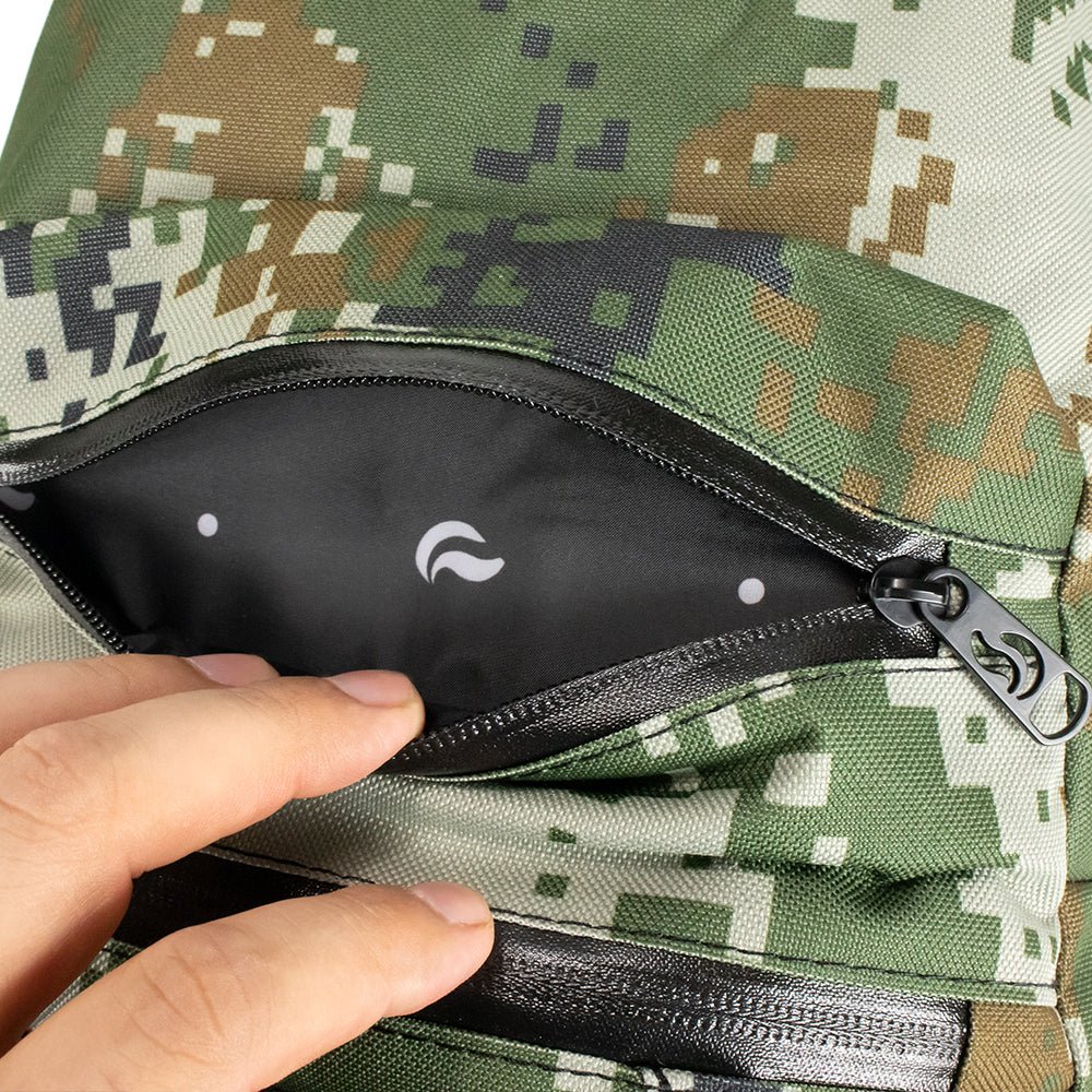 SkunkGuard Odor - Proof Mini Backpack - Green Pixel Camo - BetterGrow Hydro