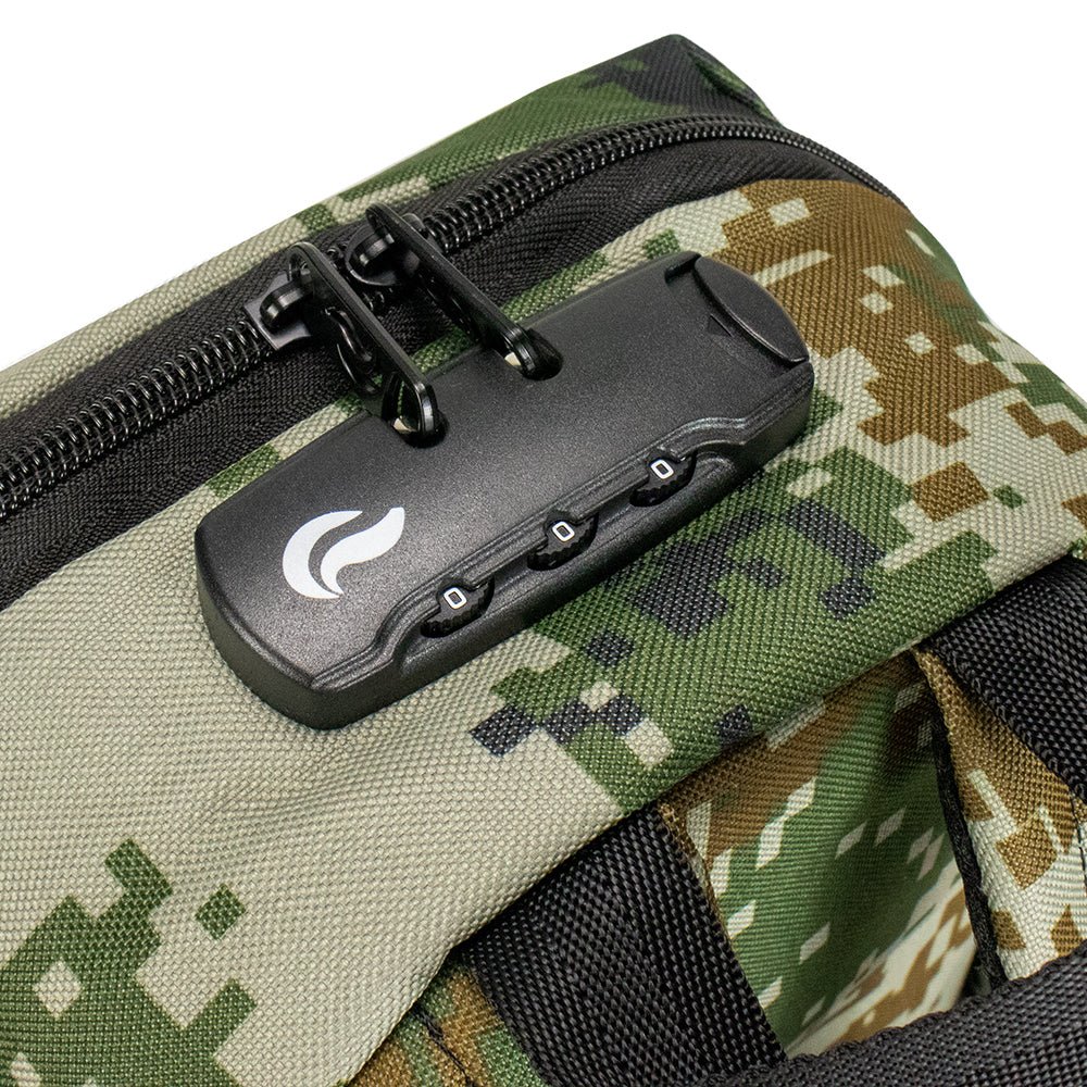 SkunkGuard Odor - Proof Mini Backpack - Green Pixel Camo - BetterGrow Hydro