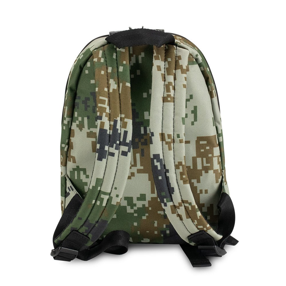 SkunkGuard Odor - Proof Mini Backpack - Green Pixel Camo - BetterGrow Hydro