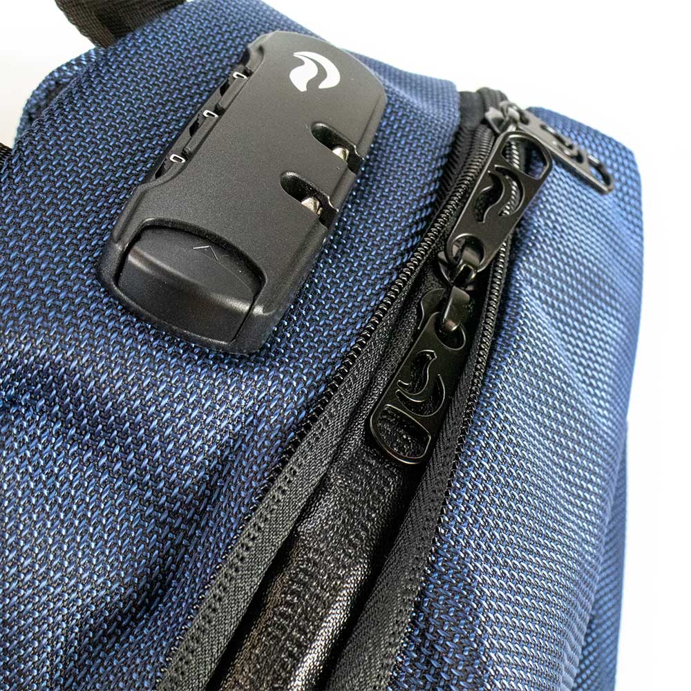SkunkGuard Odor - Proof Mini Backpack - Midnight Navy - BetterGrow Hydro