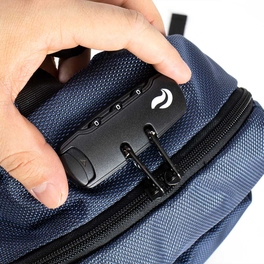 SkunkGuard Odor - Proof Mini Backpack - Midnight Navy - BetterGrow Hydro