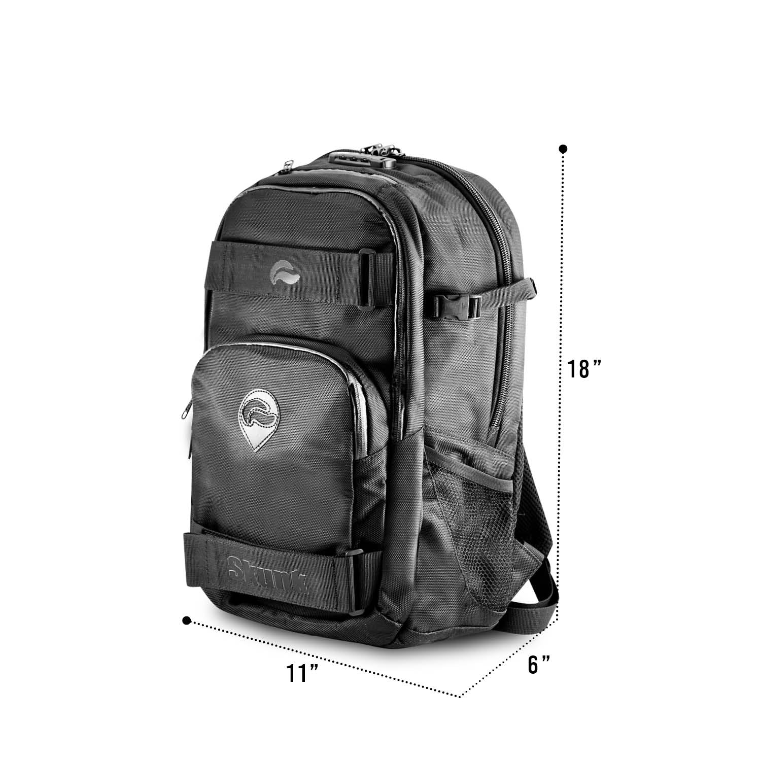 SkunkGuard Odor - Proof Nomad Backpack - Black - BetterGrow Hydro