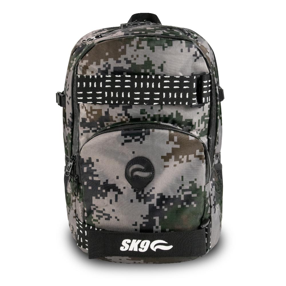 SkunkGuard Odor - Proof Nomad Backpack - Green Pixel Camo - BetterGrow Hydro