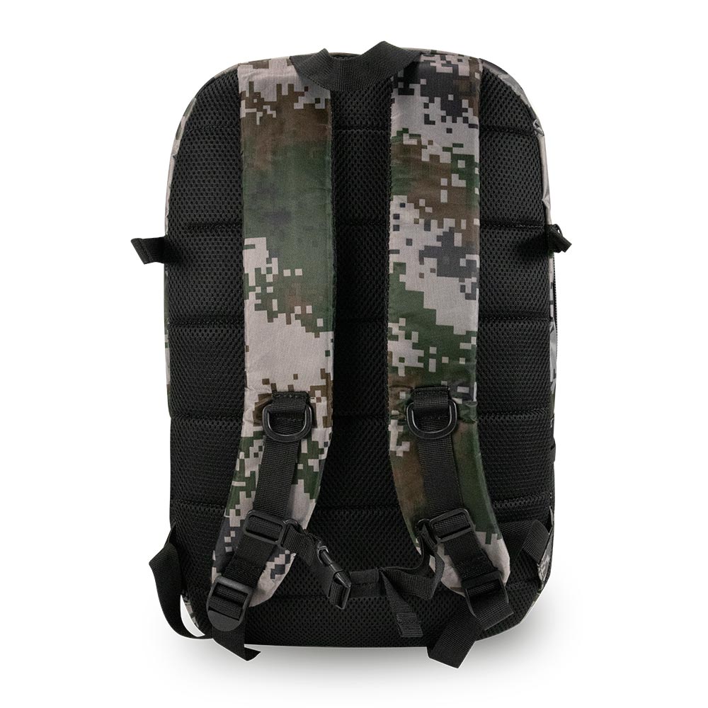 SkunkGuard Odor - Proof Nomad Backpack - Green Pixel Camo - BetterGrow Hydro