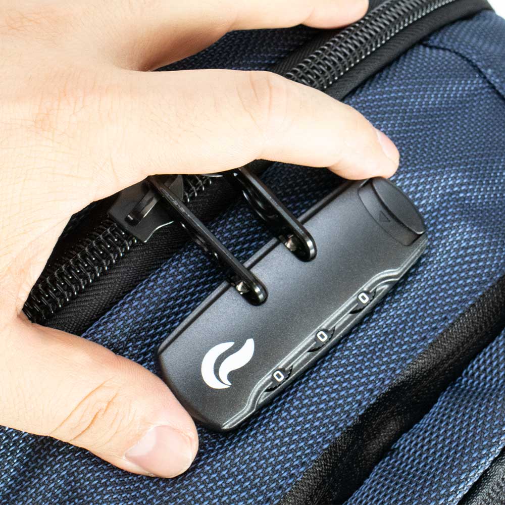 SkunkGuard Odor - Proof Nomad Backpack - Navy - BetterGrow Hydro