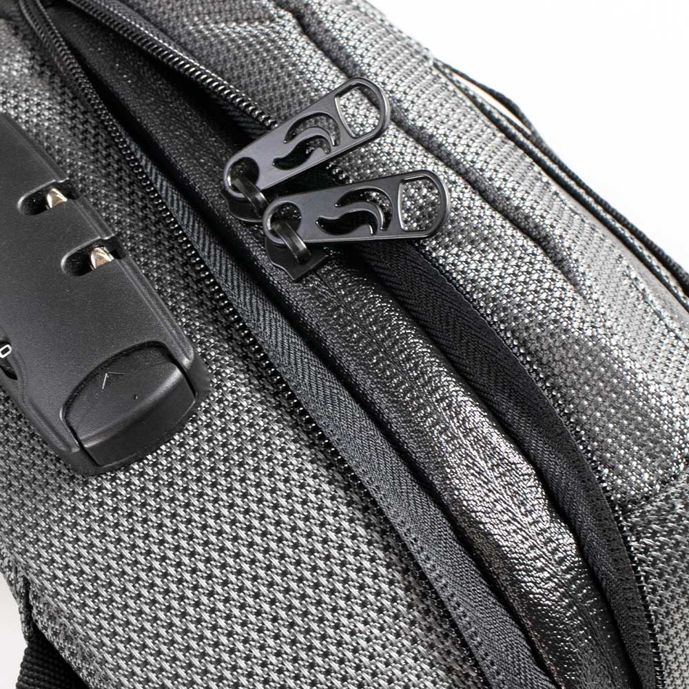 SkunkGuard Odor - Proof Small Kross Bag - Metal Gray - BetterGrow Hydro