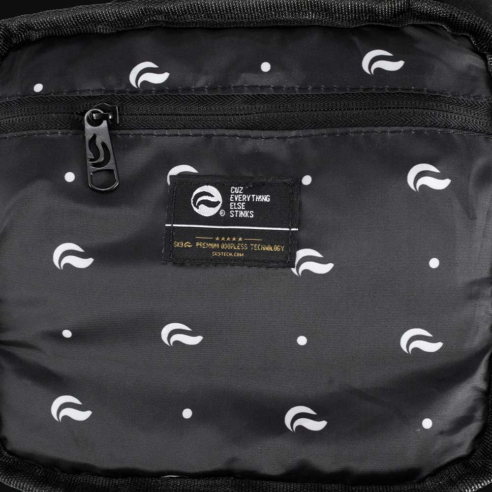 SkunkGuard Odor - Proof Small Kross Bag - Metal Gray - BetterGrow Hydro