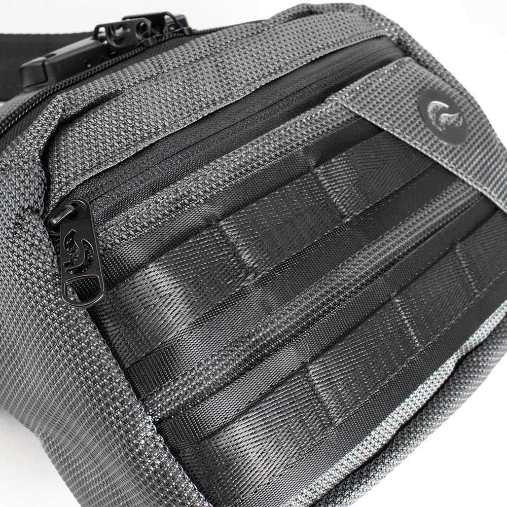 SkunkGuard Odor - Proof Small Kross Bag - Metal Gray - BetterGrow Hydro