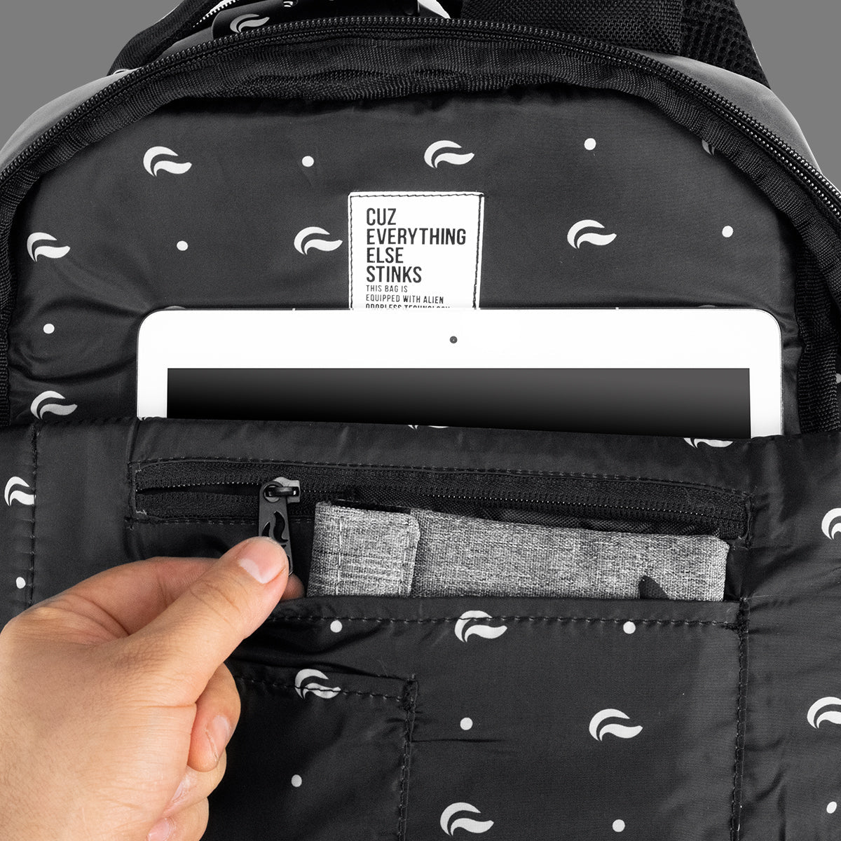 SkunkGuard Odor - Proof Soho Backpack - Black - BetterGrow Hydro