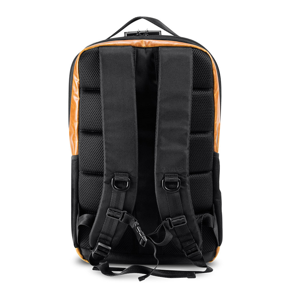 SkunkGuard Odor - Proof Soho Backpack - Black/Brown - BetterGrow Hydro