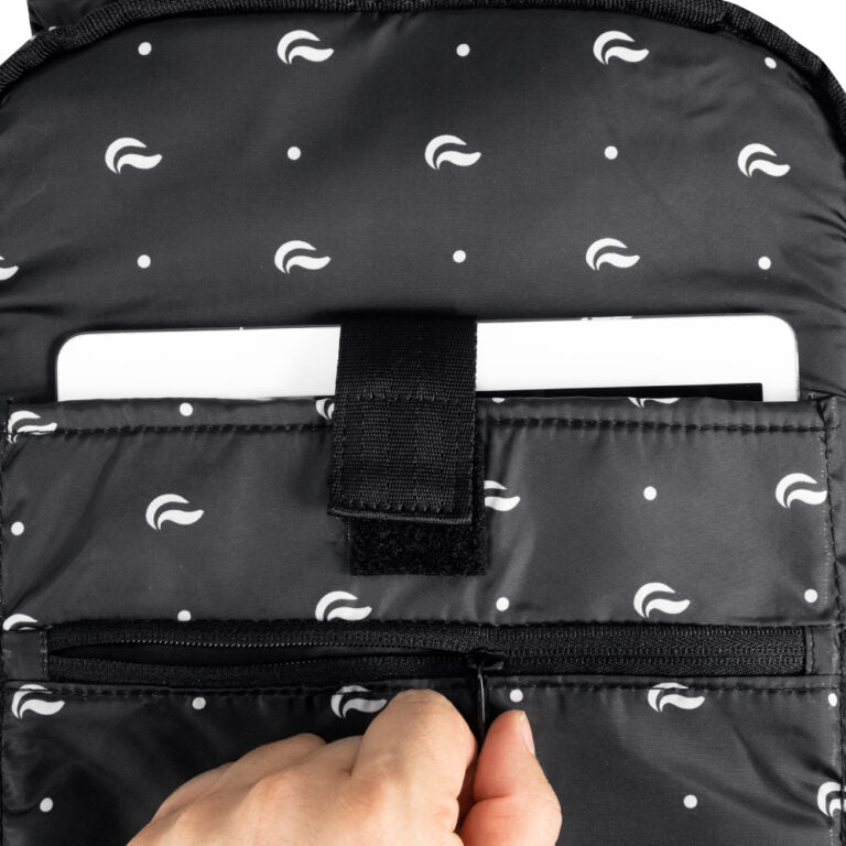 SkunkGuard Odor - Proof Urban Backpack - Black/Brown Leather - BetterGrow Hydro