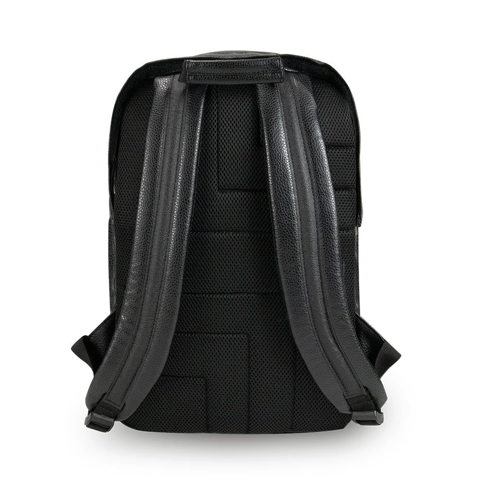 SkunkGuard Odor - Proof Urban Backpack - Black/Brown Leather - BetterGrow Hydro