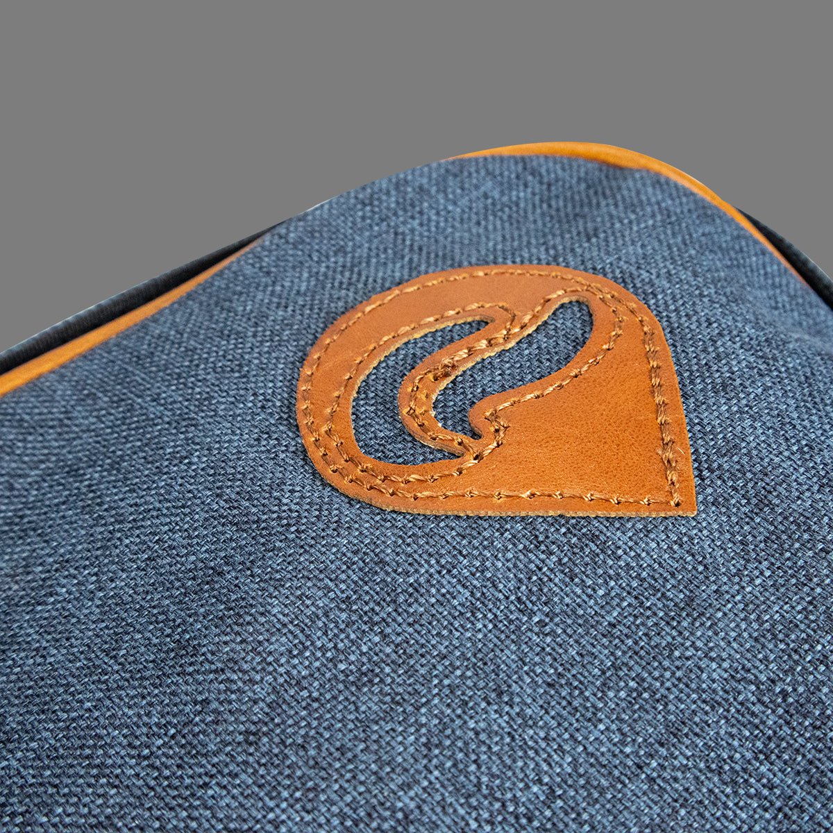 SkunkGuard Odor - Proof Urban Backpack - Blue/Brown Leather - BetterGrow Hydro