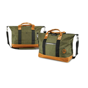SkunkGuard Odor - Proof Weekender - Green/Brown Leather - BetterGrow Hydro