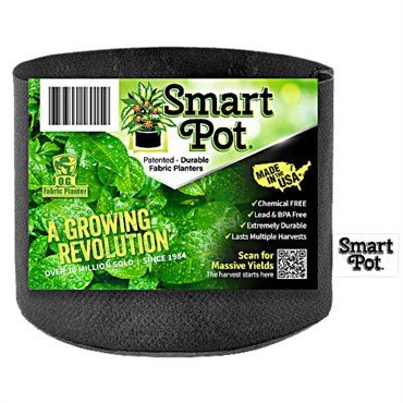 Smart Pot Black - BetterGrow Hydro