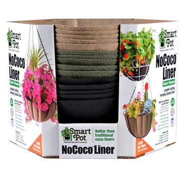 Smart Pot NoCoco 15 piece Hanging Basket Liner Assorted - BetterGrow Hydro
