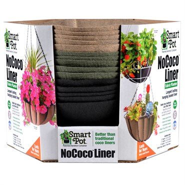 Smart Pot NoCoco 15 piece Hanging Basket Liner Assorted - BetterGrow Hydro