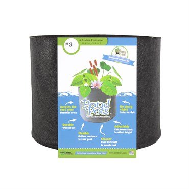 Smart Pot Pond Pot Black - BetterGrow Hydro
