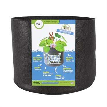 Smart Pot Pond Pot Black - BetterGrow Hydro