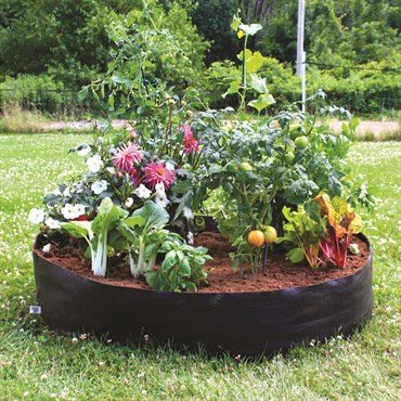 Smart Pot Round Raised Bed Black - BetterGrow Hydro