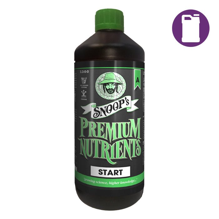 Snoop's Premium Nutrients Start A 4-0-0 (Soil, Hydro Run To Waste - Hydro Recirculating) - BetterGrow Hydro