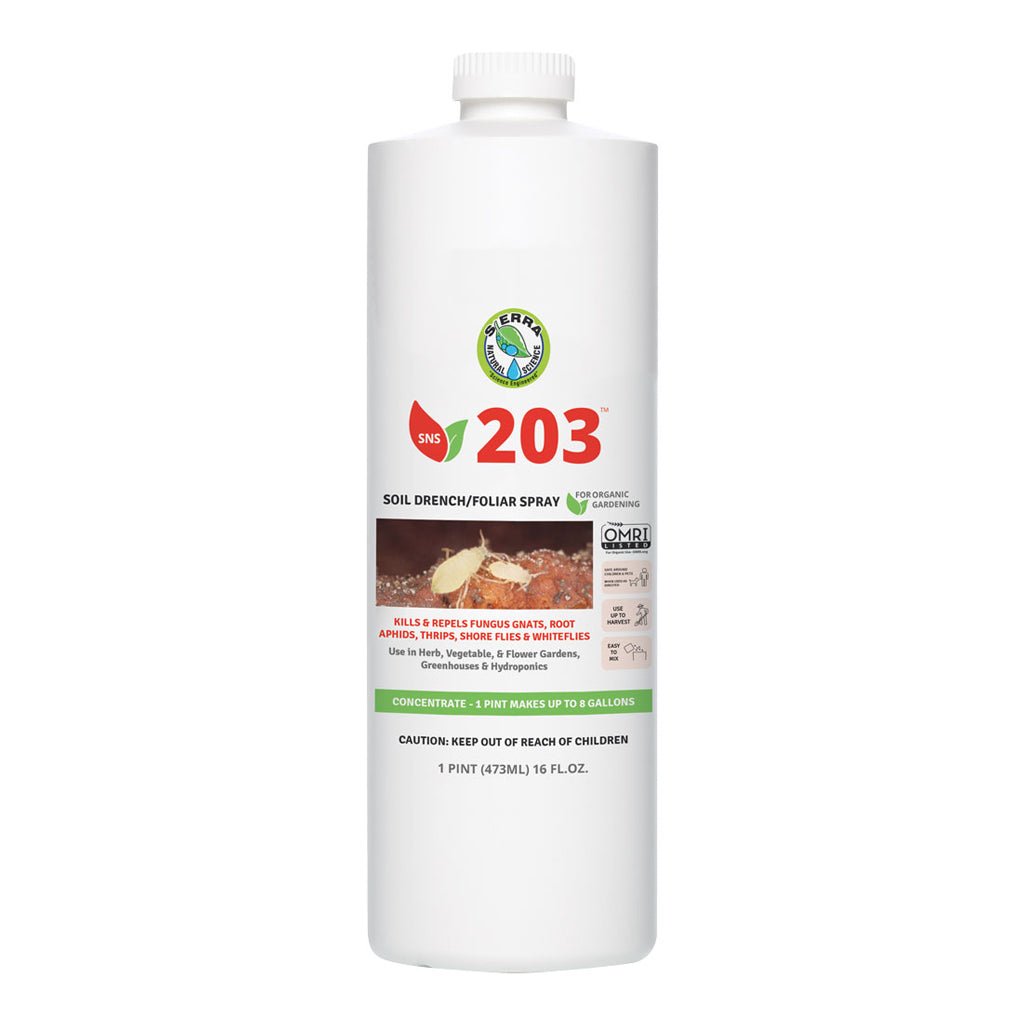 SNS 203 Concentrated Pesticide Soil Spray/Drench - BetterGrow Hydro