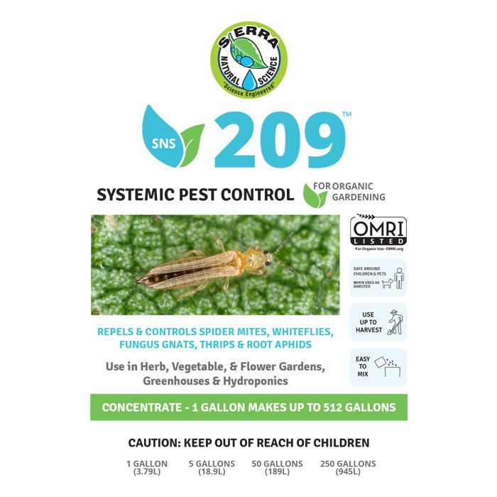 SNS 209 Systemic Pest Control - BetterGrow Hydro