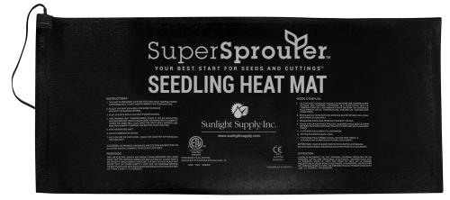 Super Sprouter 4 Tray Seedling Heat Mat 21 in x 48 in - BetterGrow Hydro