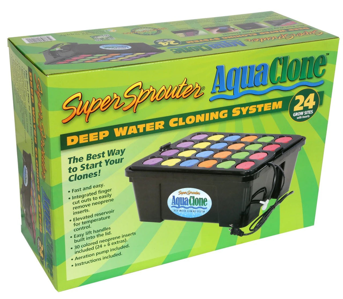 Super Sprouter Aqua Clone 24 Site Deep Water Cloner - BetterGrow Hydro