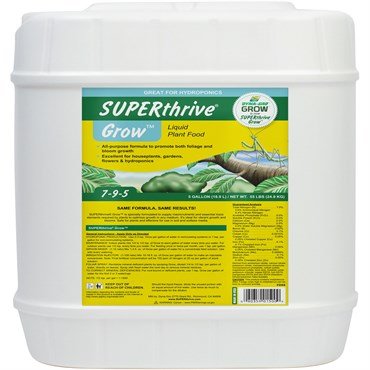 SUPERThrive 5gal Grow 7-9-5 Plant Food - BetterGrow Hydro